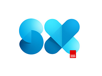Sans Xerif logo branding design studio logo logotype