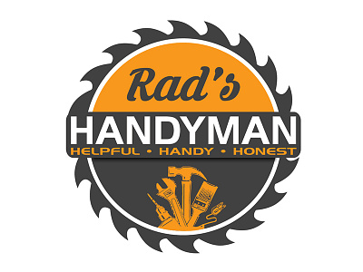 Handyman Logo Design adobe illustrator identity logo design vector
