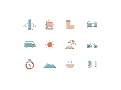 Travel Icon Set