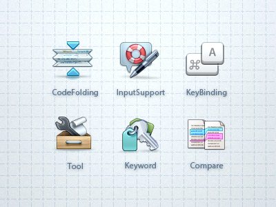 Retina Icons 3 ( for Text Editor )
