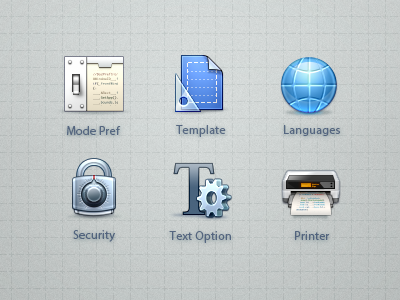Toolbar Icons icons preference retina