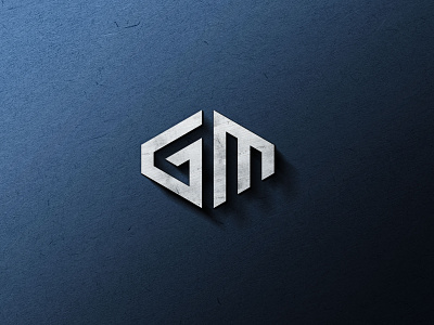 GM Logo branding design gm icon gm logo icon identity illustration logo logodesign minimal gm logo minimal logo print security logo shield logo vector