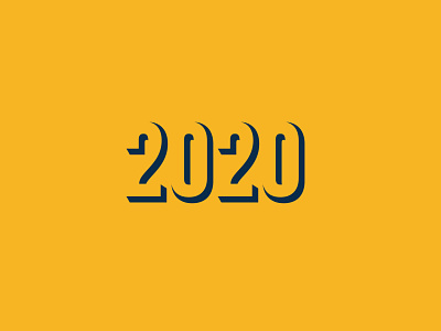 2020 is coming! 2020 brand branding design icon identity illustration logo logo design logodesign minimal logo newyear