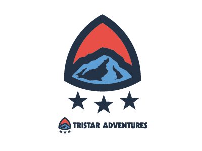 Tristar Adventures branding design font identity label logo mark rebrand thick lines typeface typography