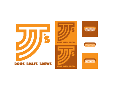 JJ's brand design food graphic design icon knoxville label logo mark sign tennessee thick lines