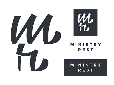 Ministry Rest // Custom Script & Logo