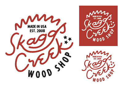 Skaggs Creek // Custom Script brand custom script handwritten identity logo script vintage