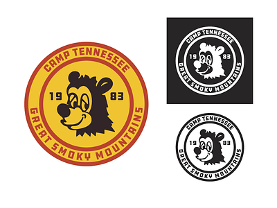 CAMP TN // Badge Design badge badge design brand branding identity logo logo mark vintage