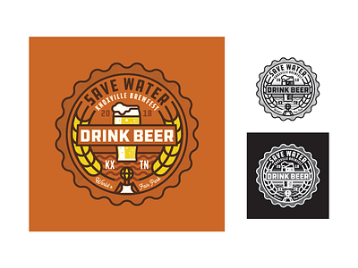Knoxville Brewfest // Apparel Design badge badge design beer brand branding logo logo mark vintage