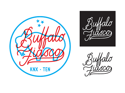 Buffalo Fiasco // Logo Type brand custom script handwritten identity logo logotype script vintage