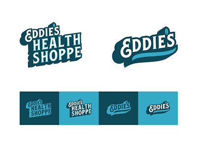 Eddie's Health Shoppe // Rebrand brand branding icon identity logo logo design logotype rebrand
