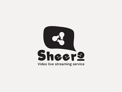 Sheere logo design adobe illustrator advertising agency branding communication company design logo streaming streaming app typography vector