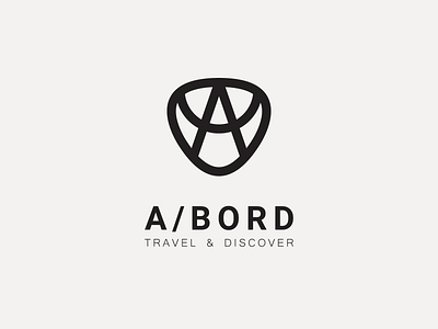 A/BORD - Travel app - Logo adobe illustrator advertising agency branding branding design communication company design logo travel app typography vector