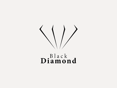 Black Diamond - Jewelry store - Logo adobe illustrator advertising agency brand identity branding branding design communication company design jewelry logo typography