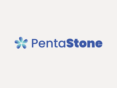 PentaStone adobe illustrator advertising agency brand identity branding communication company design logo typography vector