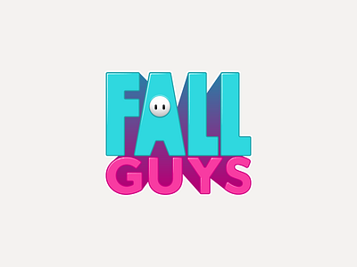 FallGuys Game adobe illustrator brand identity branding communication company design fallguys game logo logo typography vector