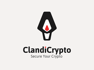 ClandiCrypto Logo adobe illustrator advertising agency brand identity branding communication company design logo typography ui design uiux vector