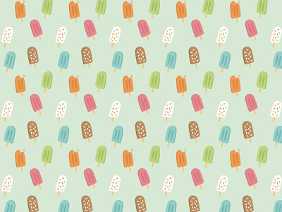 Ice Cream Fabric Pattern colorful multicolored pattern popsicle sprinkles