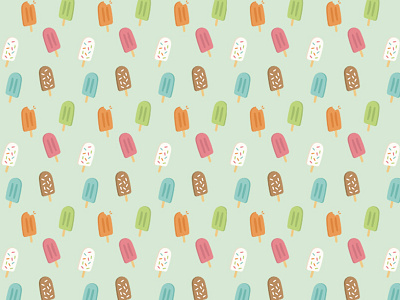 Ice Cream Fabric Pattern