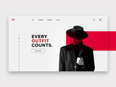 H&M Landing Page Concept