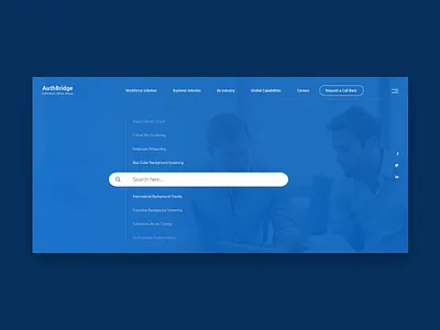 AuthBridge Landing Page Exploration branding design landing page search engine thebeeest ui deisgn ui ux design website concept