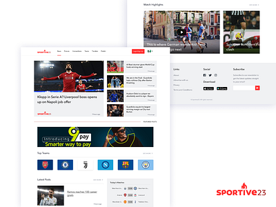 Sportive23 sports ui