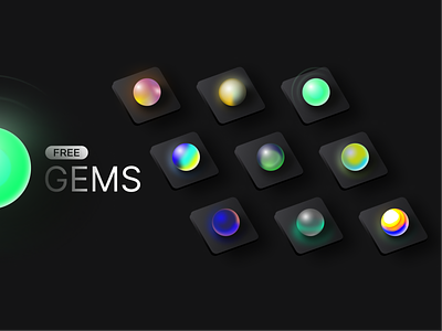 Freebie Figma Gems download figma free freebie illustration ui vector