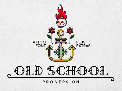 Old School Font font oldschool tattoo typeface typography