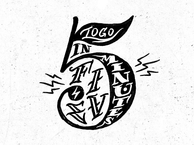 Logo in 5 minutes branding lettering logo