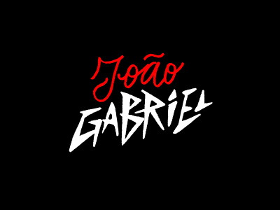 João Gabriel font lettering typography