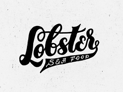 Lobster branding typography