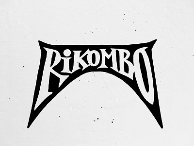 Rikombo badge band custom custom lettering game hand lettering handmade identity label lettering lettering logo logo logo design logotype metal music punk rock type typography