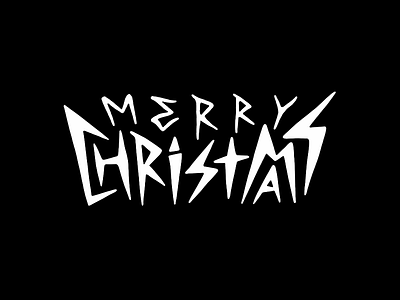 Merry Christmas lettering band christmas custom custom lettering font font design hand lettering handmade happy new year illustration lettering lettering font merry merry christmas metal music punk rock typography xmas