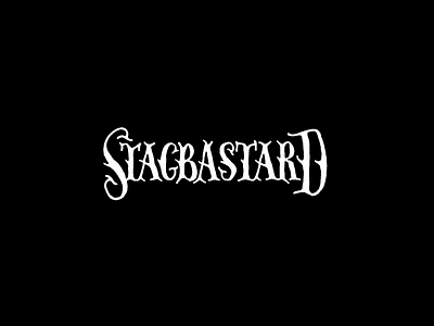 Stagbastard bastard branding design identity illustration logo logo design logotype metal music punk retro rock stag vintage