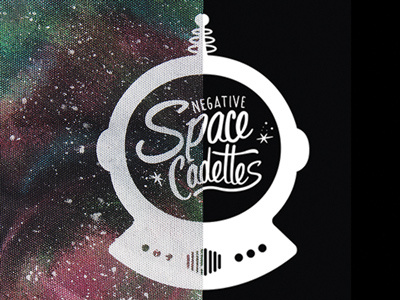 Negative Space Cadettes girl gang logo negative space cadettes space