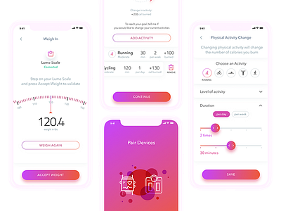 Health App app clean gradient health ios minimalistic ui ux white