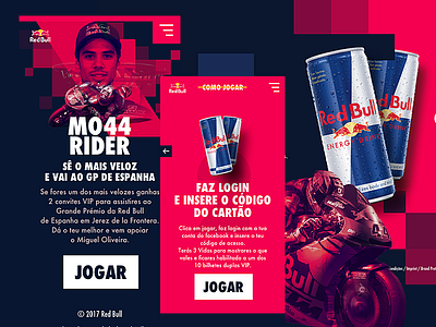 Redbull Miguel Oliveira 44 design development miguel oliveira mobile motogp portugal redbull responsive ui website