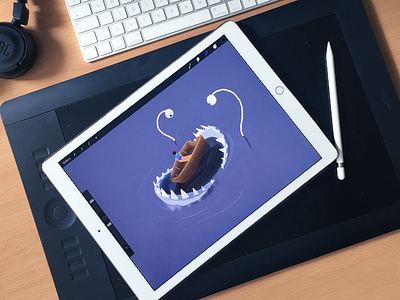 iPad Illustration 2d 2d design apple illustration ipad pencil photo procreate tablet wacom web