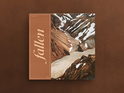 Fallen — Album Cover album cover album cover art album cover design art graphic design herm the younger hermtheyounger mountains photography typography vinyl artwork