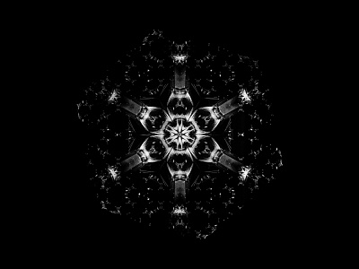Starlight abstract art art black and white geometry herm the younger illumination illustration print stars symmetry