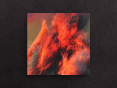 Chaos album cover art artwork chaos clouds conceptual fire flames herm the younger inferno vinyl