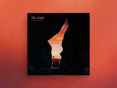 The Nook — Album Cover #1 album artwork album cover beach cave gradient herm the younger lp sunset vinyl