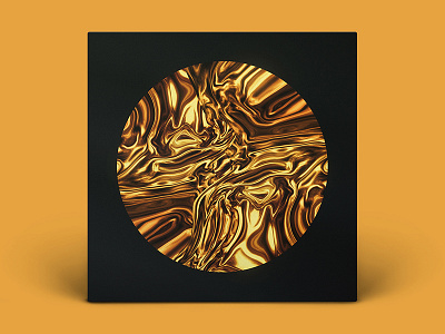 Liquid Gold abstract abstract art abstract design album art cover design gold graphic design herm the younger hermtheyounger liquid gold