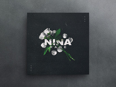 Nina — Album Cover abstract abstract art abstract design album album cover art cover design ep cover flowers graphic design herm the younger hermtheyounger nina rage roses