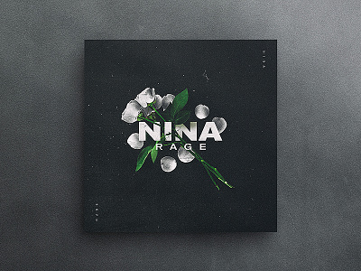 Nina — Album Cover abstract abstract art abstract design album album cover art cover design ep cover flowers graphic design herm the younger hermtheyounger nina rage roses