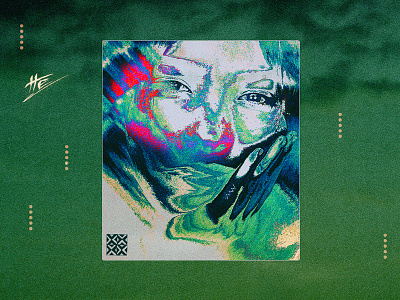 Patience abstract art abstract portrait album cover art glitch graphic design herm the younger hermtheyounger illustration photoshop portrait psychedelic