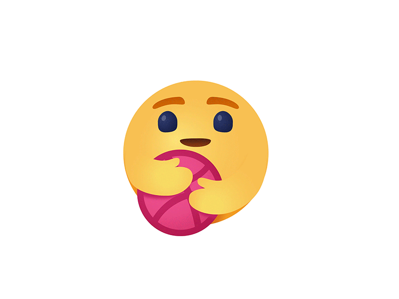 Dribbble hug animation care dribbble emoji emoticon facebook reaction hug logo reaction