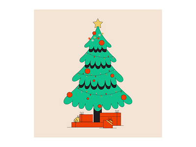 Grumpy Christmas Card animation christmas christmas card christmas tree grinch illustration motion