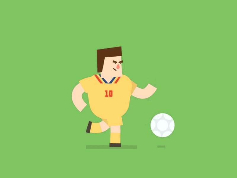 Hagi and his goal vs Columbia. World Cup 94' ae animation colombia gheorghe hagi romania world cup 94