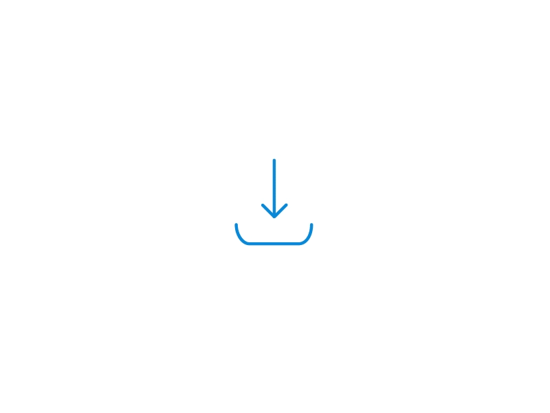 Liquid download animation arrow download icon liquid ux